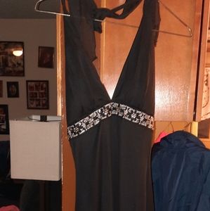 My Michelle Black Bling Dress Sz S